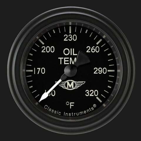 Moal Bomber 2 1/8" Oil Temperature Gauge MA128BLF