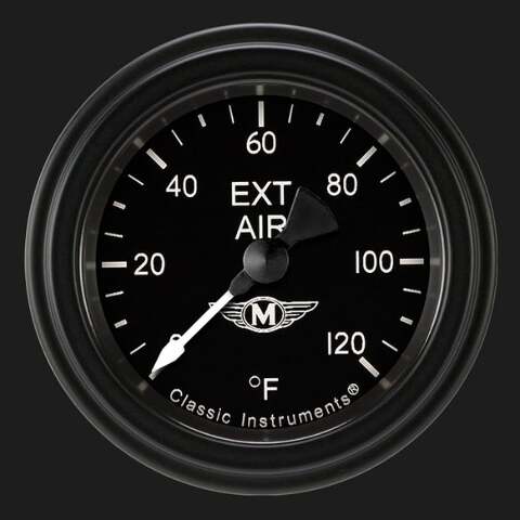 Moal Bomber 2 1/8" Outside Air Temp. Gauge MA199BLF