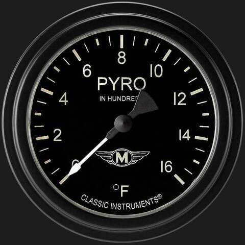 Moal Bomber 2 5/8" Exhaust Gas Temp. Gauge MA398BLF