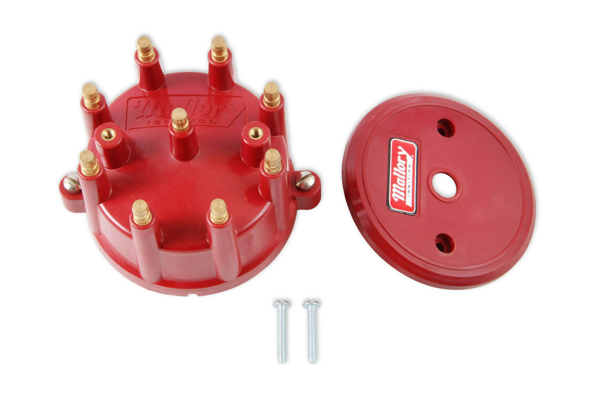 Ignition Distributor t Mallory 208M Mallory Cap, 8 Cylinder Distributor, Screw Down Mallory mallory-208m-mallory-cap-8-cylinder-distributor-screw-down