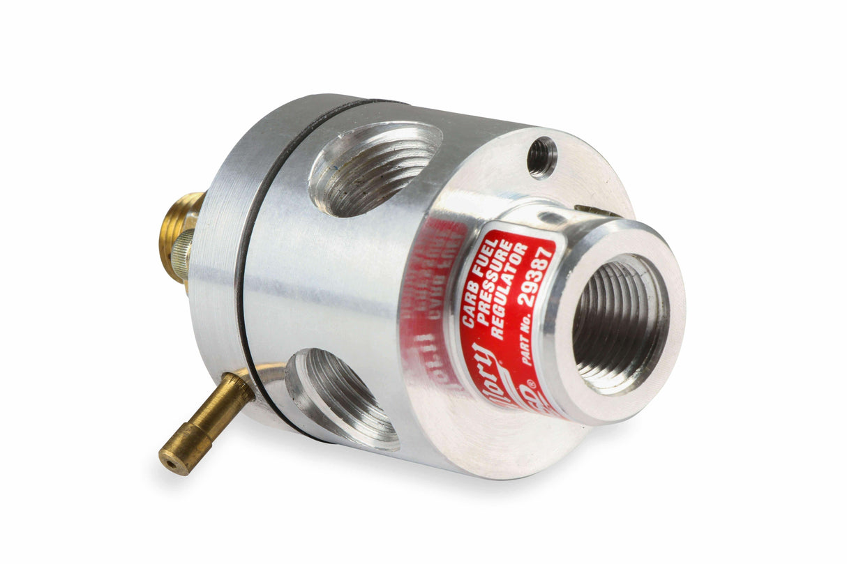 t Mallory 29387 - 3 Port Bypass Regulator - Billet aluminum housing Mallory