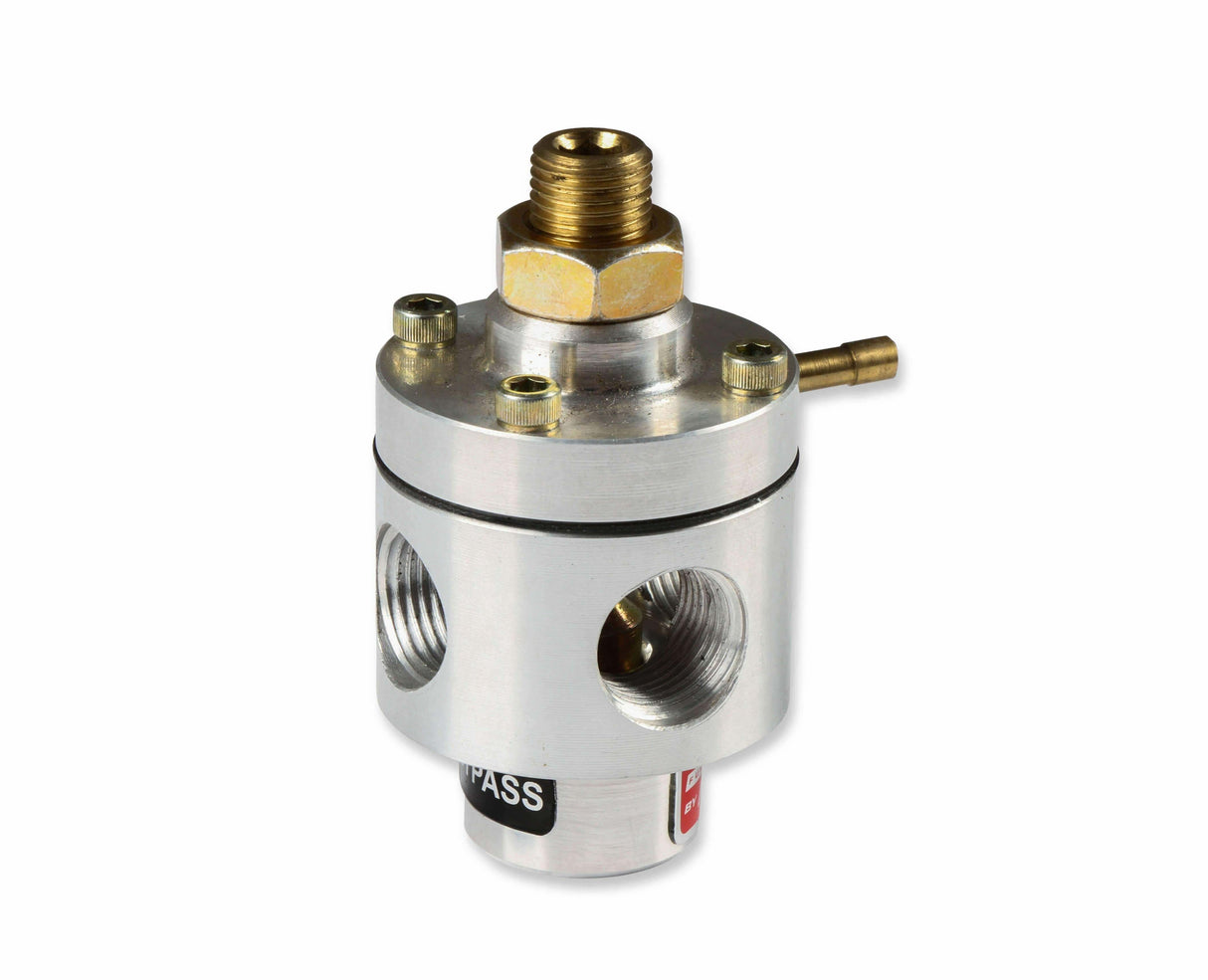 t Mallory 29387 - 3 Port Bypass Regulator - Billet aluminum housing Mallory