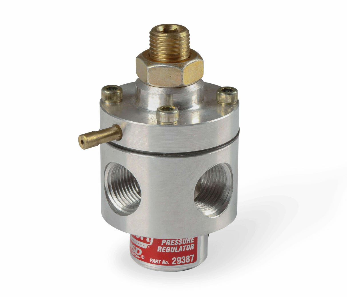 t Mallory 29387 - 3 Port Bypass Regulator - Billet aluminum housing Mallory