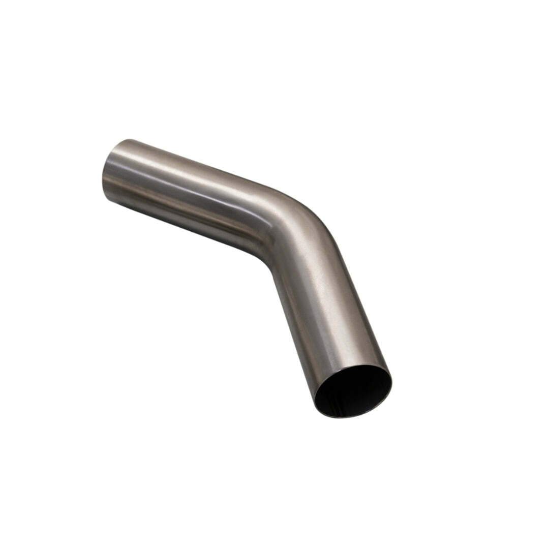 Mandrel Bend 304SS Polished 2.25 45deg 1.5D 6 Leg Exhaust Pipe-Xforce-MS225-45