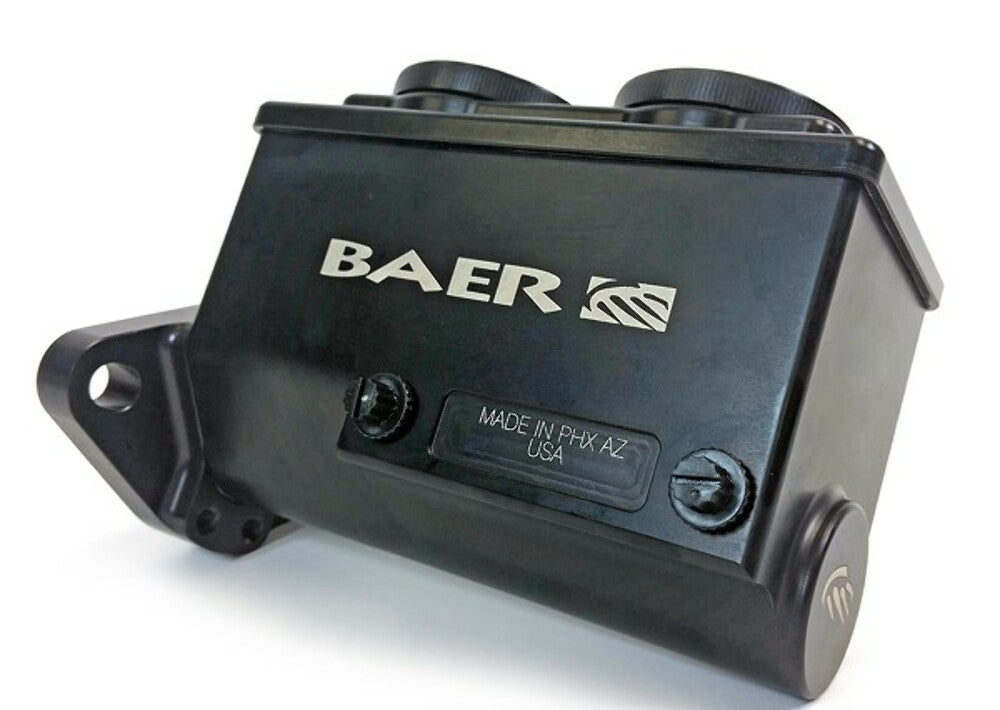 Master Cylinder 2-Bolt GM/Ford, Black Finish, Right Port, 0.9375" Bore 6801272RP