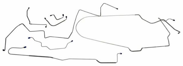 Fits 1972-1973 Ford Mustang Complete Brake Line Set MBLK47