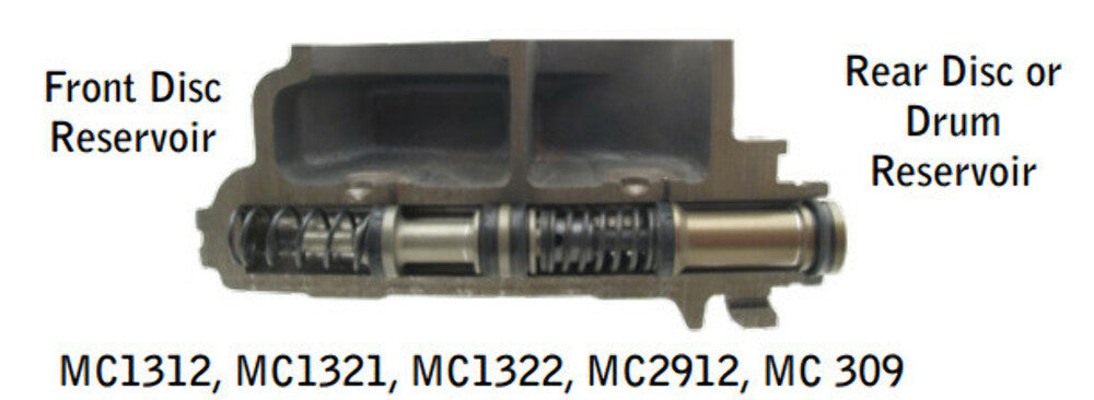 brake master cylinder for Corvette aluminum chrome universal mc1321ach MBM