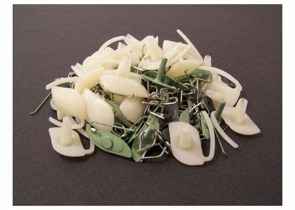 1962-1966 Chevrolet C10 Panel; Molding Clips - Shortbed MCSS010