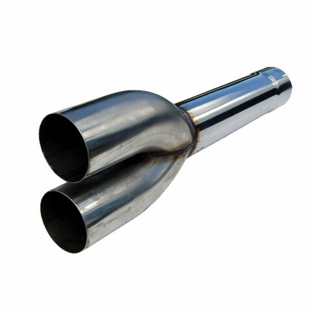 MBRP muffler delete exhaust T409 stainless steel 4 inch inlet 5 inch outlet