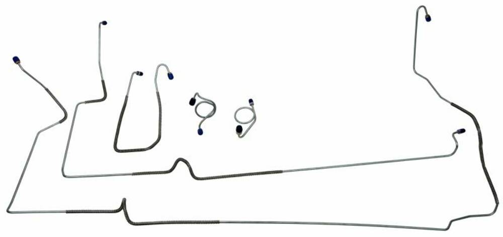 Fits 1984-1986 Ford Mustang Front Brake Line Set MFB101