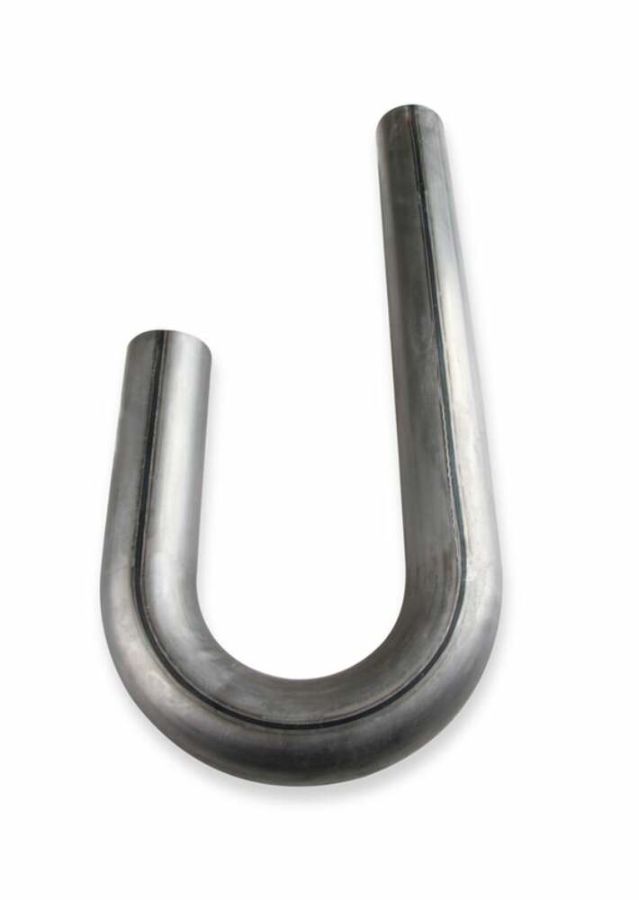 Hooker performance muffler steel-180-degree-bend-tube-size-2-1-4-od-16-gauge-hooker-j-bend-12390hkr