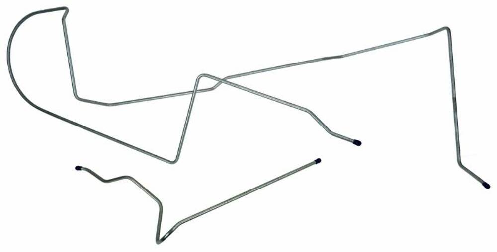 Fits 1967 - 1970 Ford Mustang Long Gas Lines, Pump To Tank MLG007