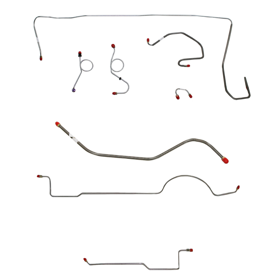Complete Brake Line Kit for 1970-1971 Dodge Challenger ABS disc brakes stainless steel