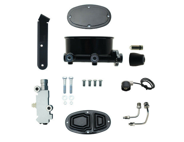 power brake booster and master cylinder kit for 1962-1974 Dodge stainless steel steel black aluminum fits-1962-1974-mopar-a-b-e-body-oval-master-cylinder-w-8-dual-booster-mp-40 MBM