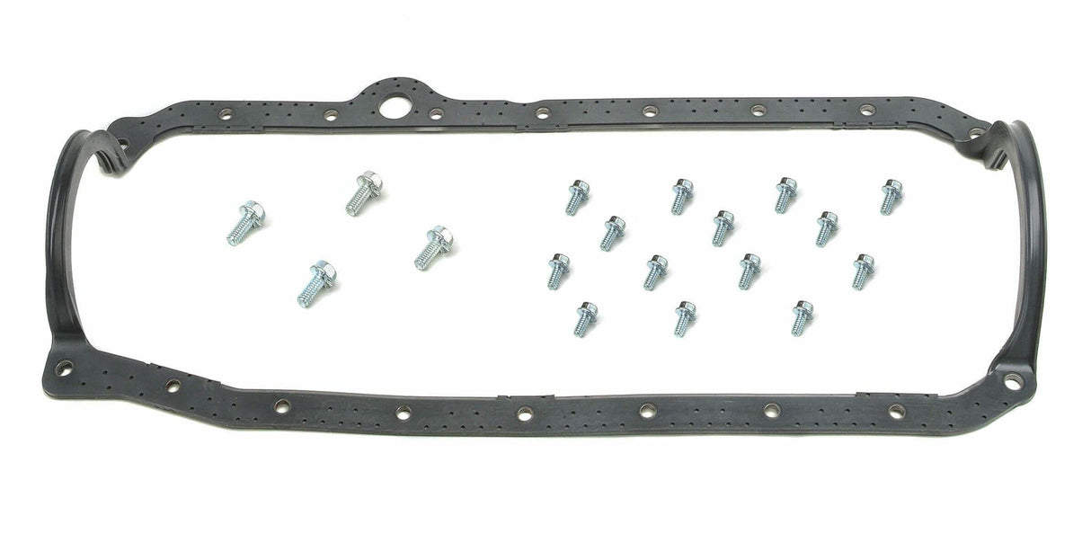 Mr. Gasket 1 piece molded rubber oil pan gasket Chevy steel 6561