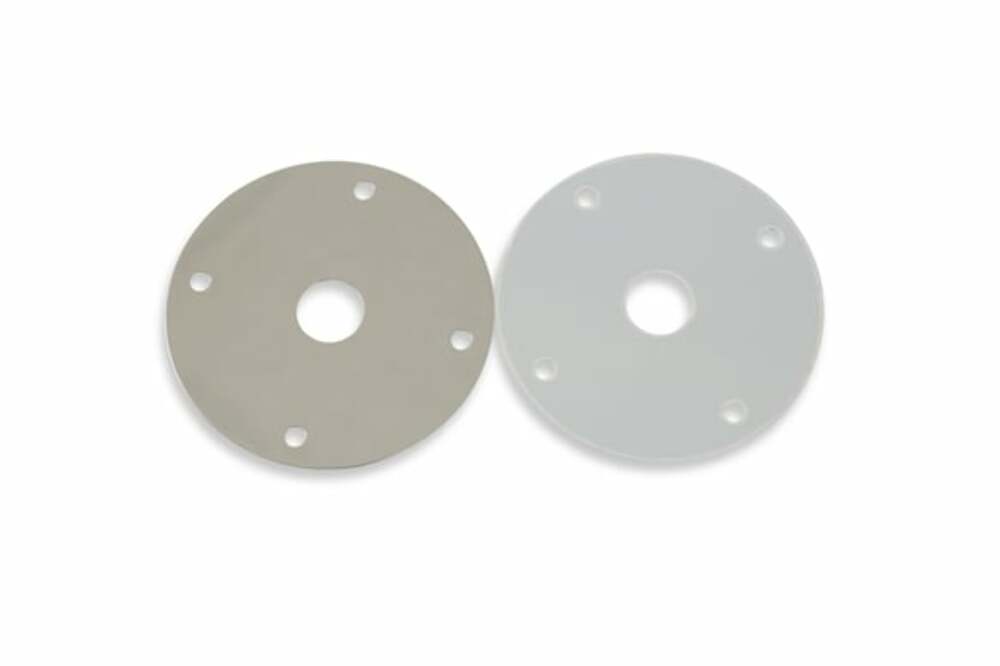 Mr. Gasket hood and deck pinning kits with screw on scuff plates chrome polished steel 1017