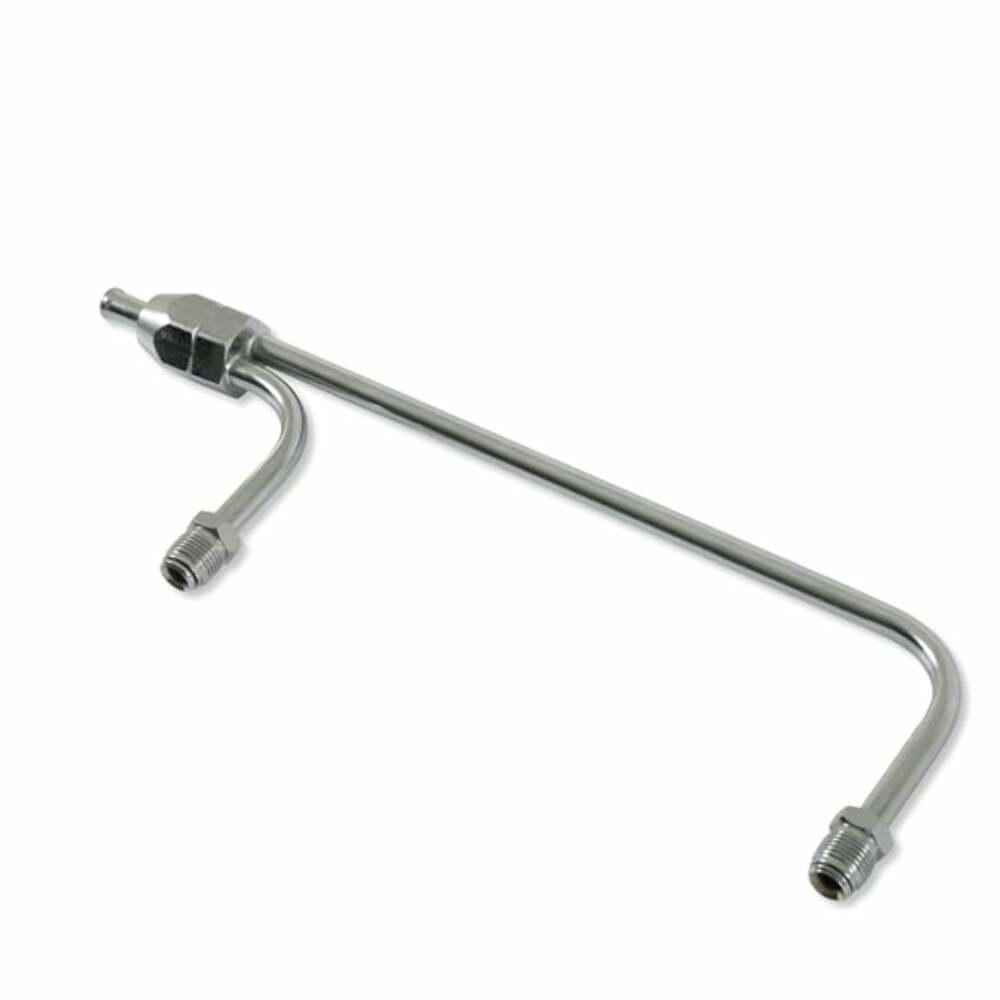 Mr. Gasket fuel line 3/8 inch dual inlet chrome carburetor copper 1551