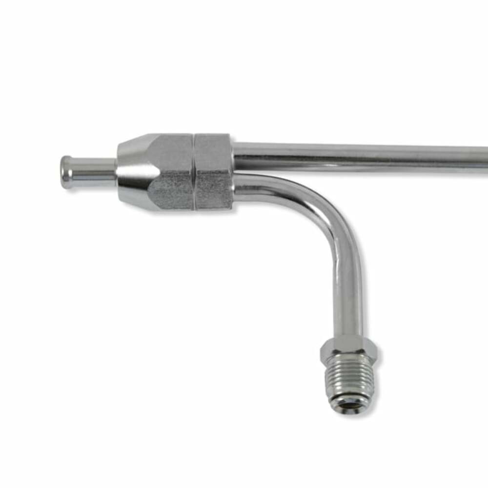 Mr. Gasket fuel line 3/8 inch dual inlet chrome carburetor copper 1551