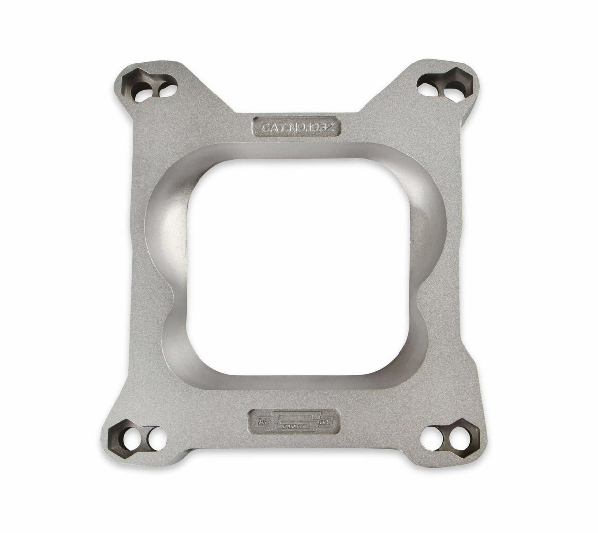 Mr. Gasket carb adapter open center for Holley 4150 carburetors aluminum 1932