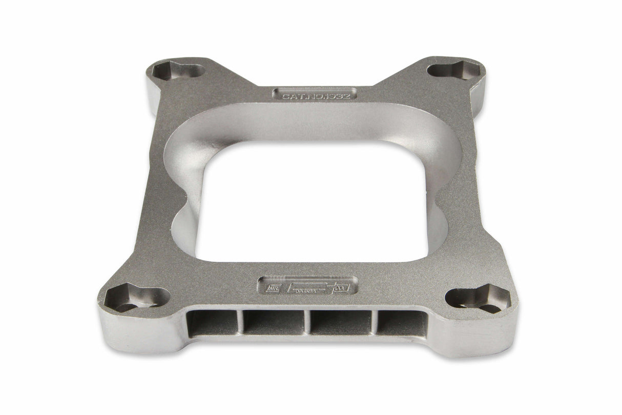 Mr. Gasket carb adapter open center for Holley 4150 carburetors aluminum 1932