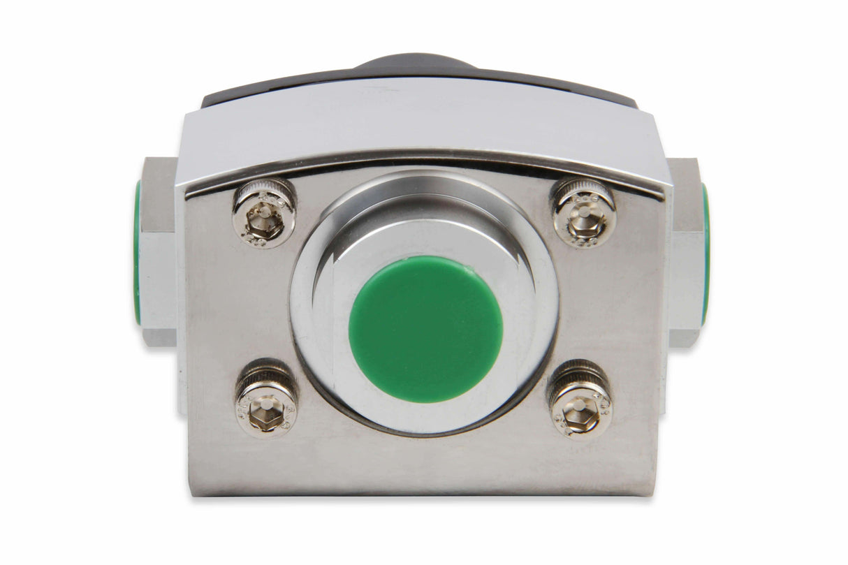 Mr. Gasket fuel pressure regulator fuel pressure range is 4.5 9 PSI aluminum 2015