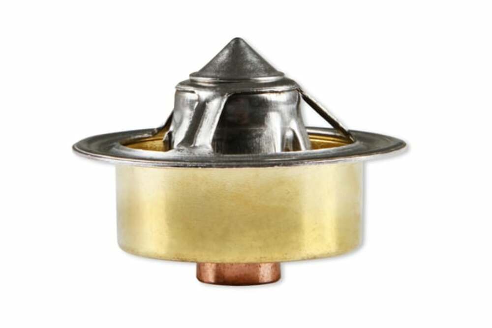 Mr. Gasket high performance / high flow thermostat 180 degrees Ford Chevy copper 4364