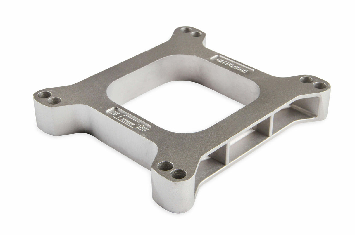 Mr. Gasket Holley Edelbrock 1 open center aluminum carb spacer kit for Holley 4150 carburetors 6005