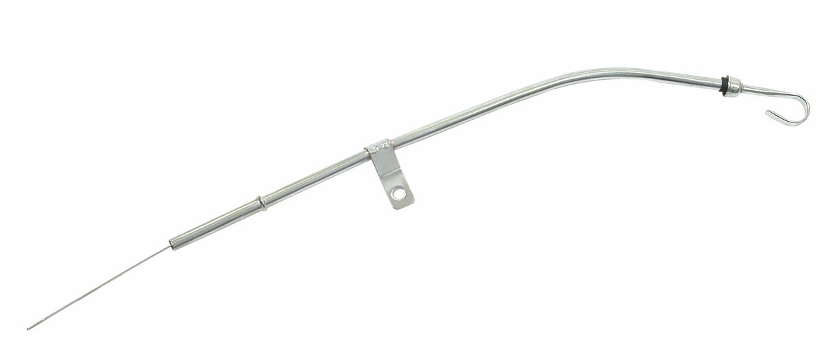 Mr. Gasket oil dipstick and tube Chevy chrome steel 6237