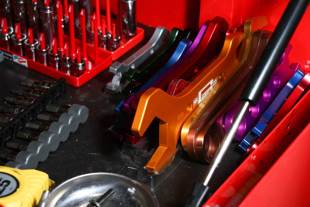 Mr. Gasket 7 piece AN wrench set aluminum 33200G