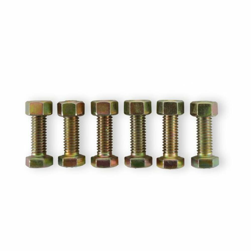 Mr. Gasket 3 aluminum exhaust collector flange gasket set with bolts 7421G