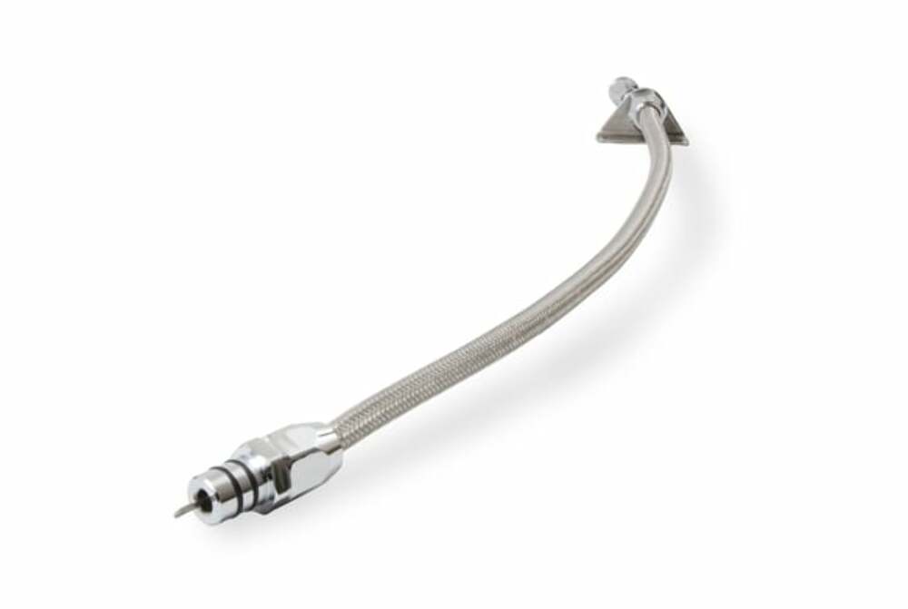 Mr. Gasket automatic transmission dipstick and tube braided stainless steel Chevy aluminum 9704G
