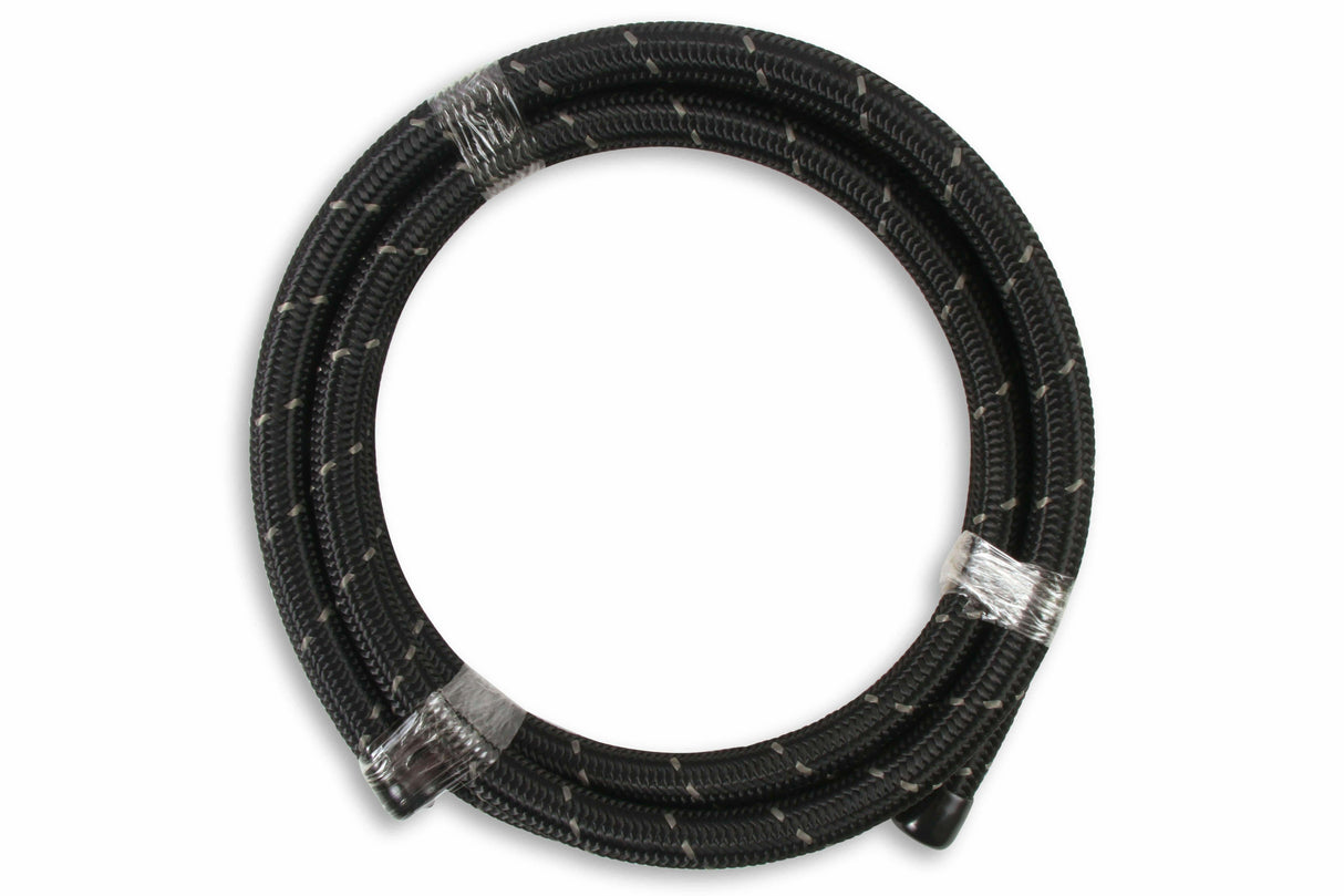 Mr. Gasket black nylon braided hose 10 AN 6 feet rubber 840610