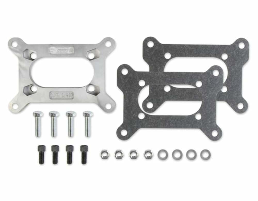 Mr. Gasket carburetor adapter kit largeholley to small rochester 2barrel 1937MRG aluminum 2493