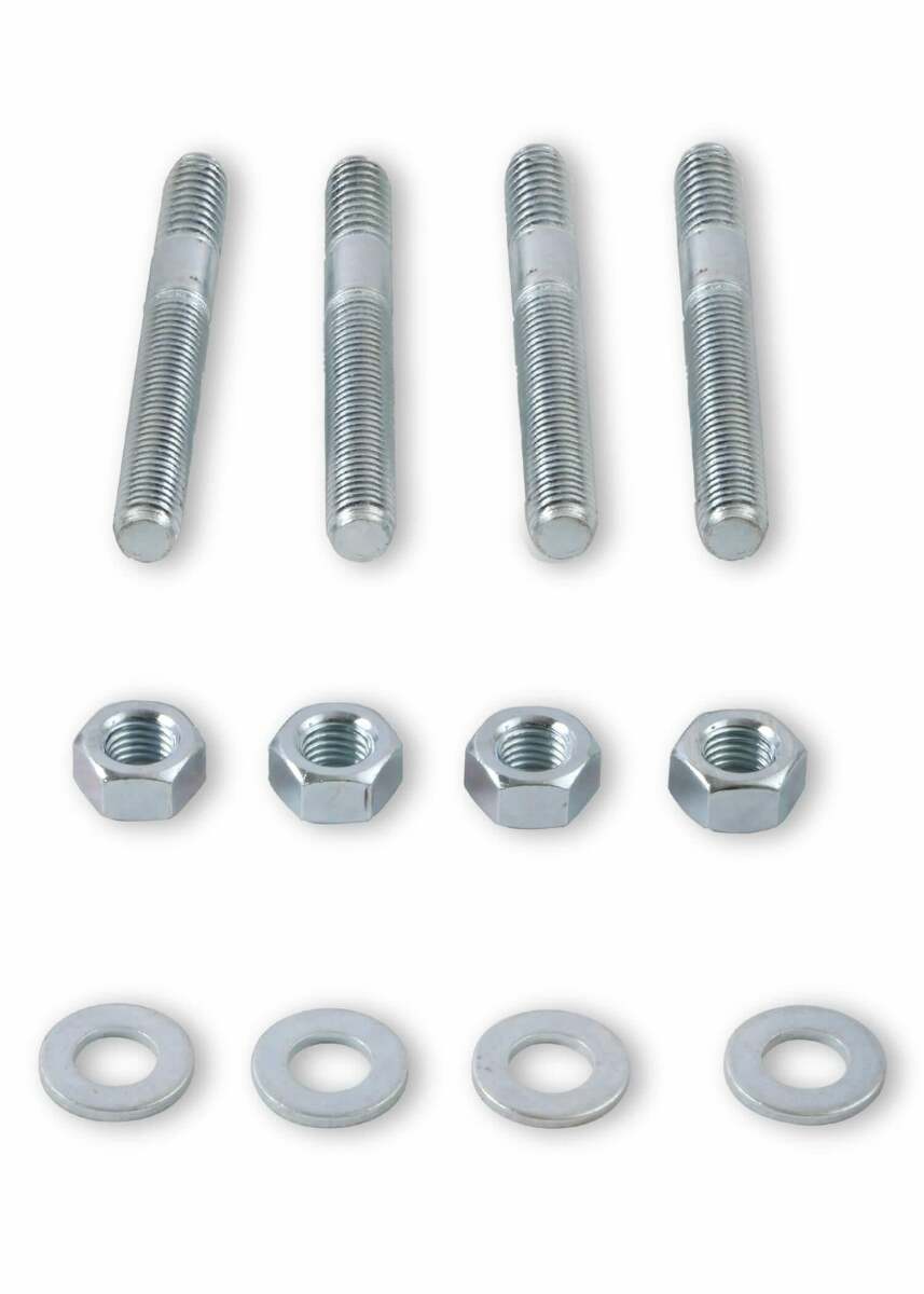 Mr. Gasket carburetor studs 62 zinc aluminum steel 2493