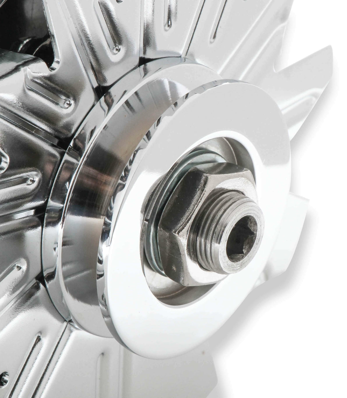 t Mr. Gasket Chrome Alternator-Early GM Delco 80 Amp - 5123 Mr. Gasket