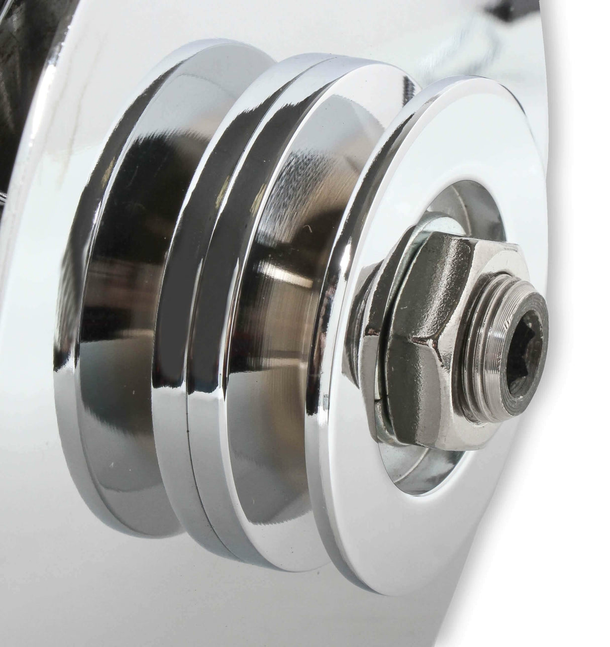 Mr. Gasket chrome alternator Ford 80 amp 5124