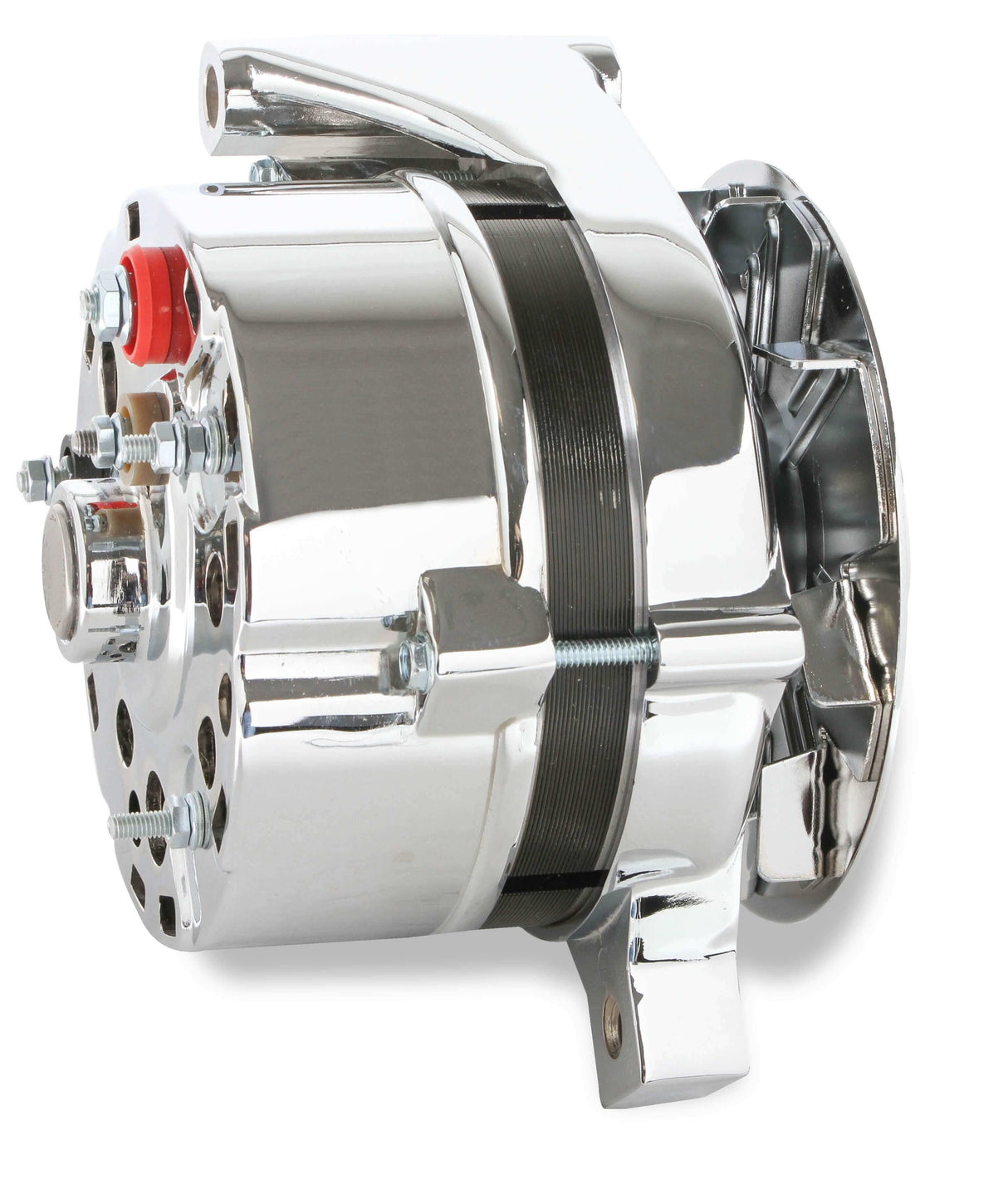 Mr. Gasket chrome alternator Ford 80 amp 5124