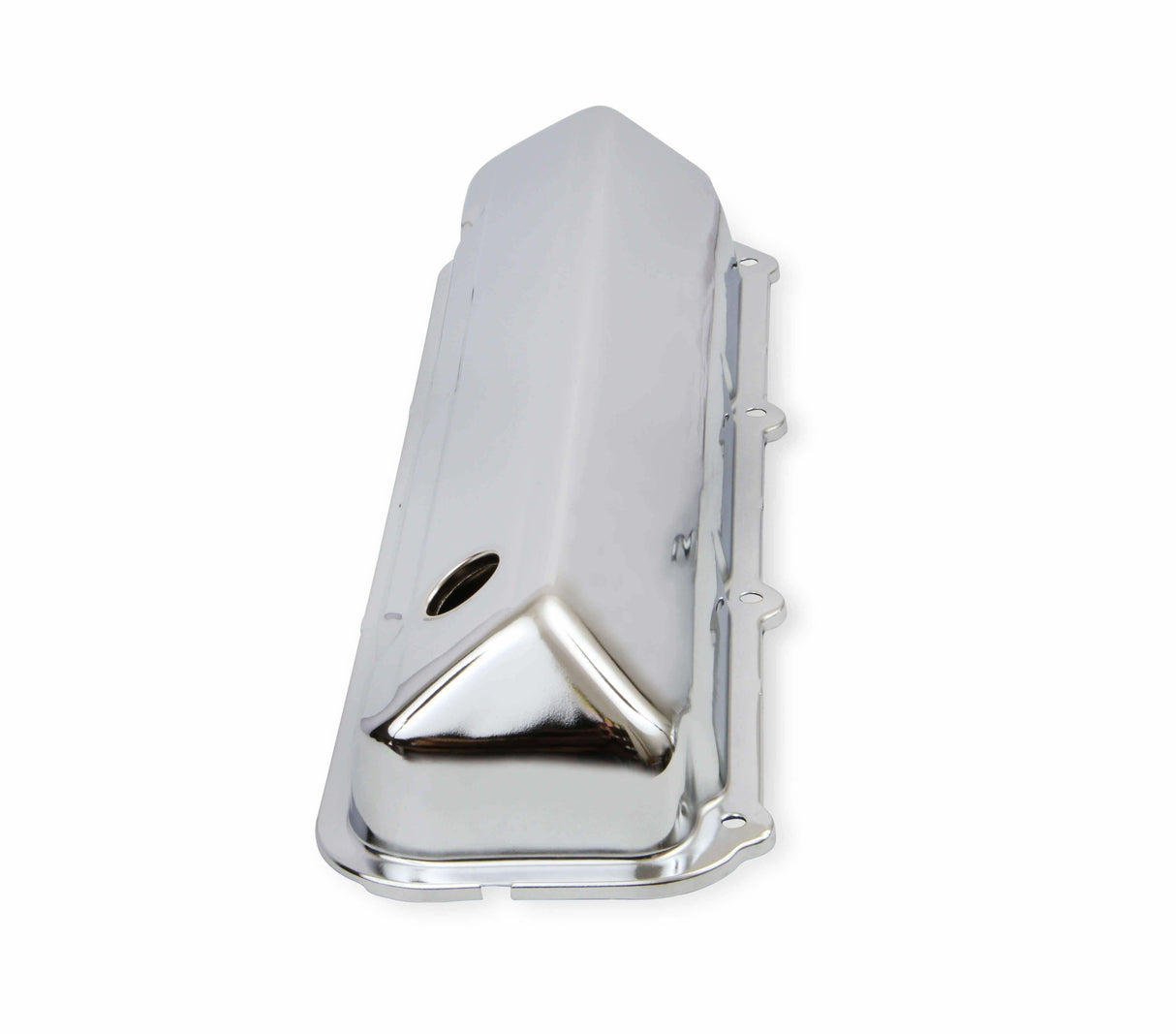 Mr. Gasket chrome valve covers with baffle Ford steel 9413