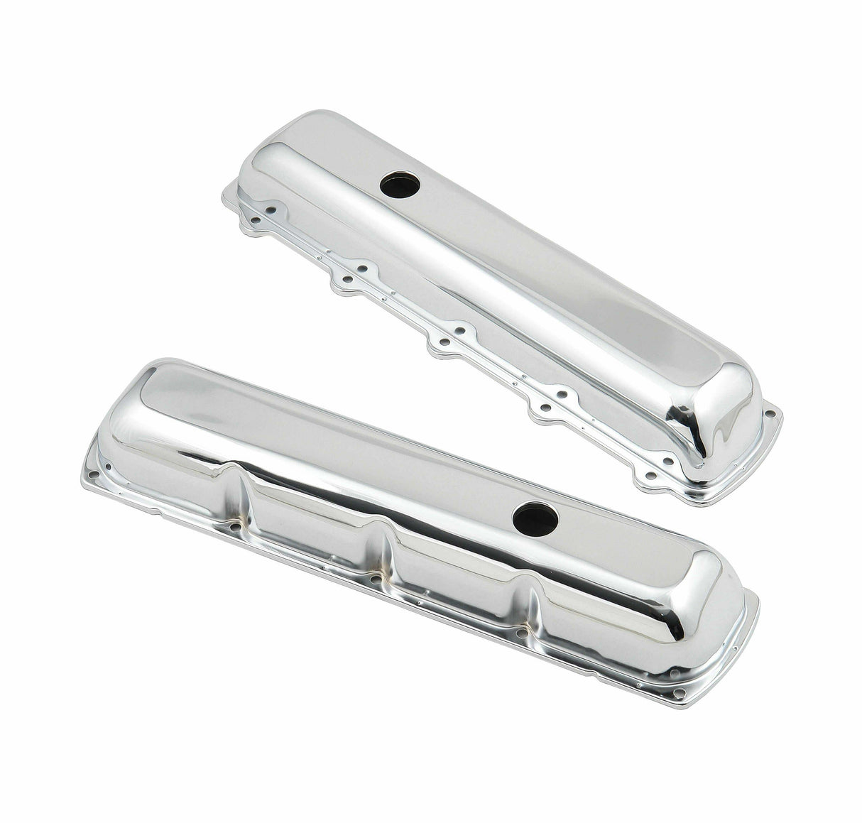 Mr. Gasket chrome valve covers without baffle steel 9422