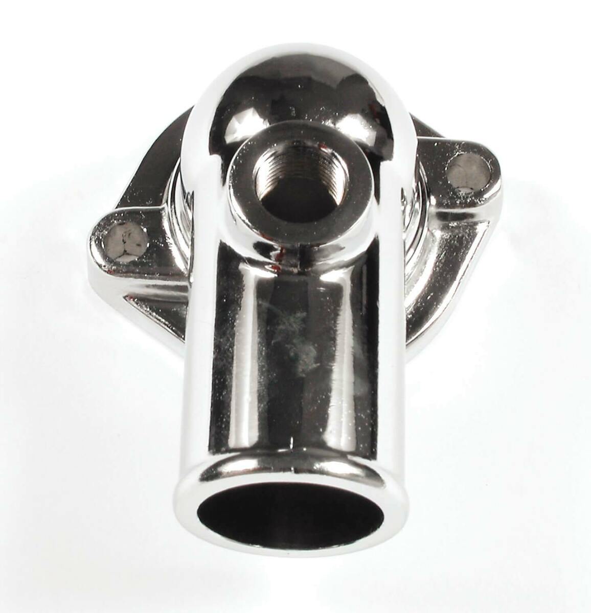 Mr. Gasket chrome water neck Ford polished 2664
