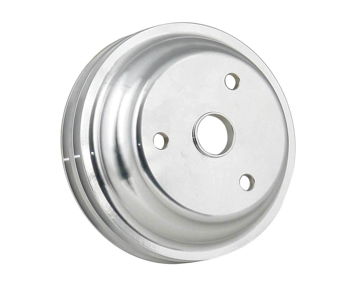 Mr. Gasket crank pulley aluminum double groove Chevy 5317