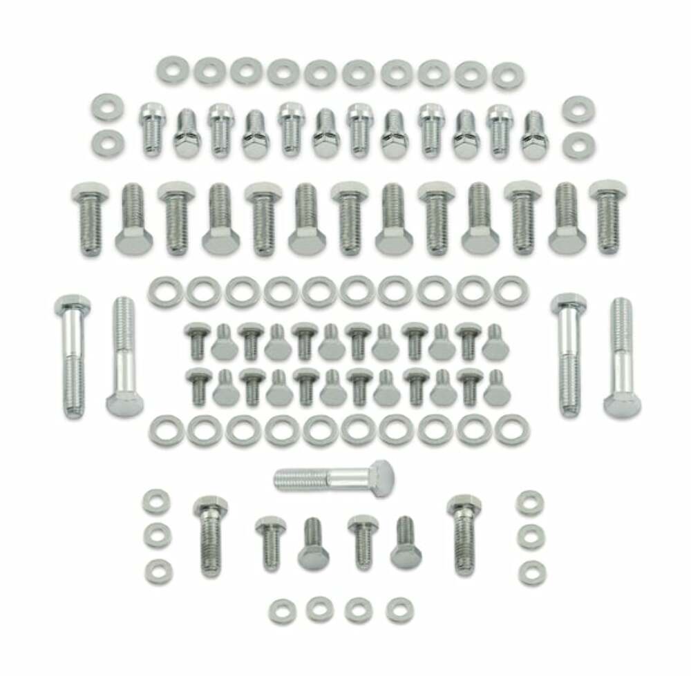 Mr. Gasket deluxe engine bolt kit chrome Chevy 5001