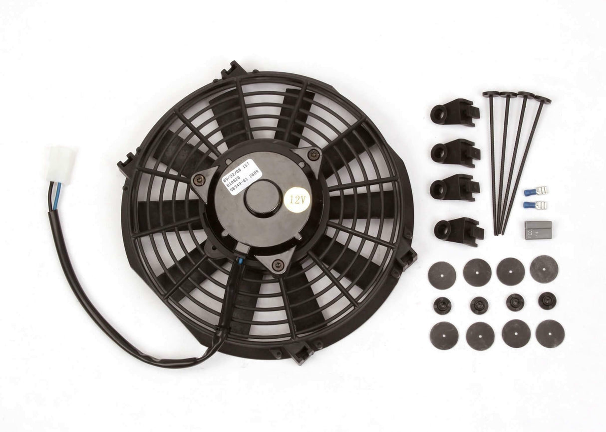 Mr. Gasket electric cooling fan reversible 9 inch diameter CFM 1984MRG black 700