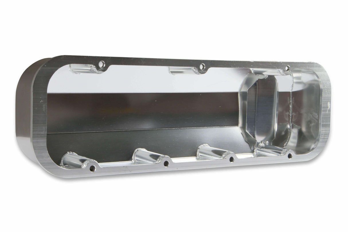Mr. Gasket fabricated aluminum valve covers with breather holes short bolt BBC Ford Chevy 6830G