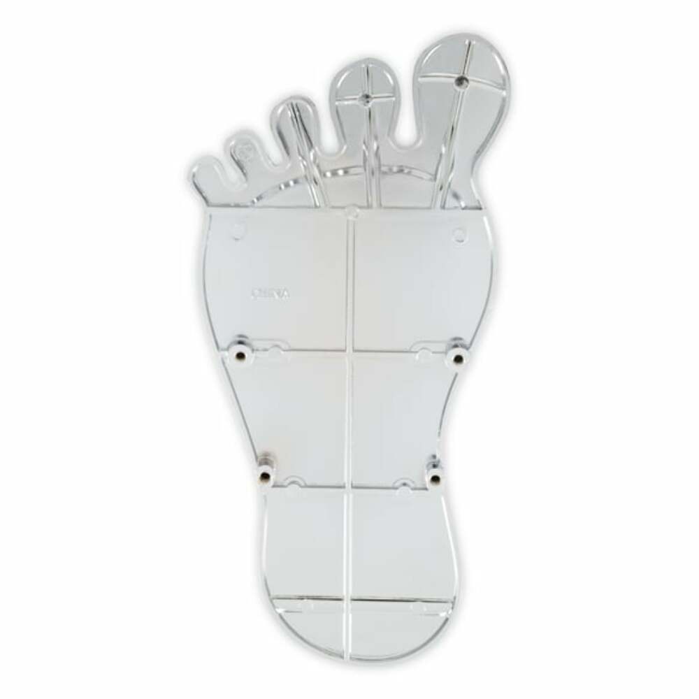 Mr. Gasket foot print gas pedal pad aluminum chrome and painted black trim 9645