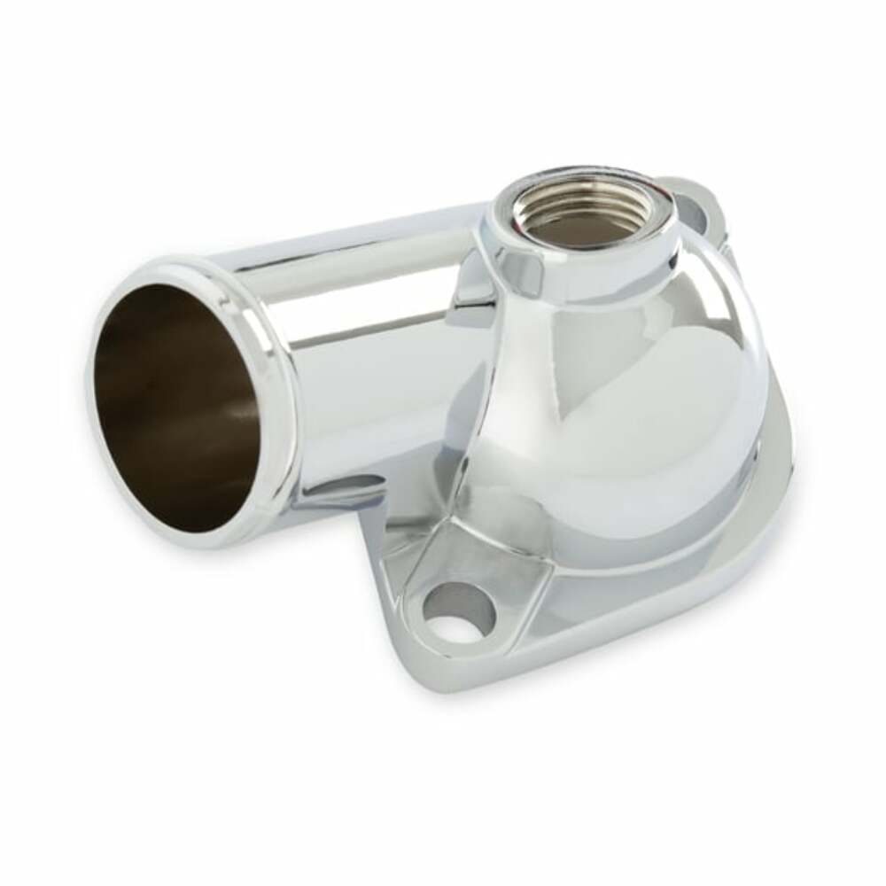 Mr. Gasket O ring style chrome water neck Chevy polished 2557