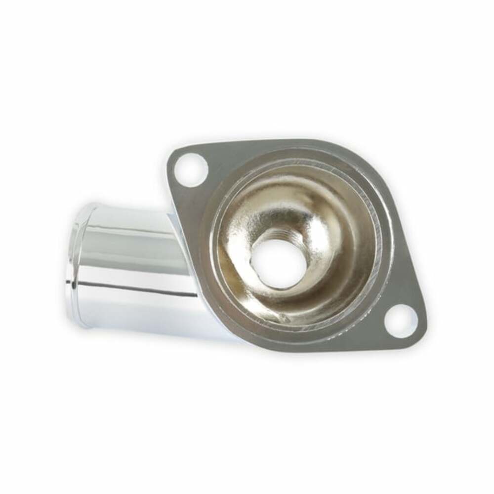 Mr. Gasket O ring style chrome water neck Chevy polished 2557