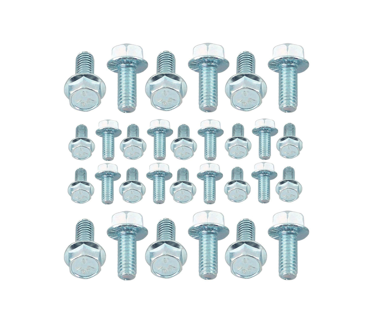 Mr. Gasket oil pan bolts 6087MRG Ford zinc steel 2493