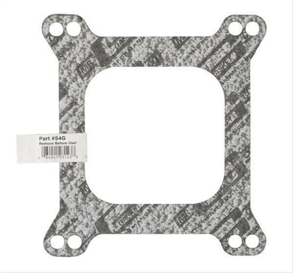 Mr. Gasket performance carburetor base gasket open center bulk w/ UPC 54G 2493
