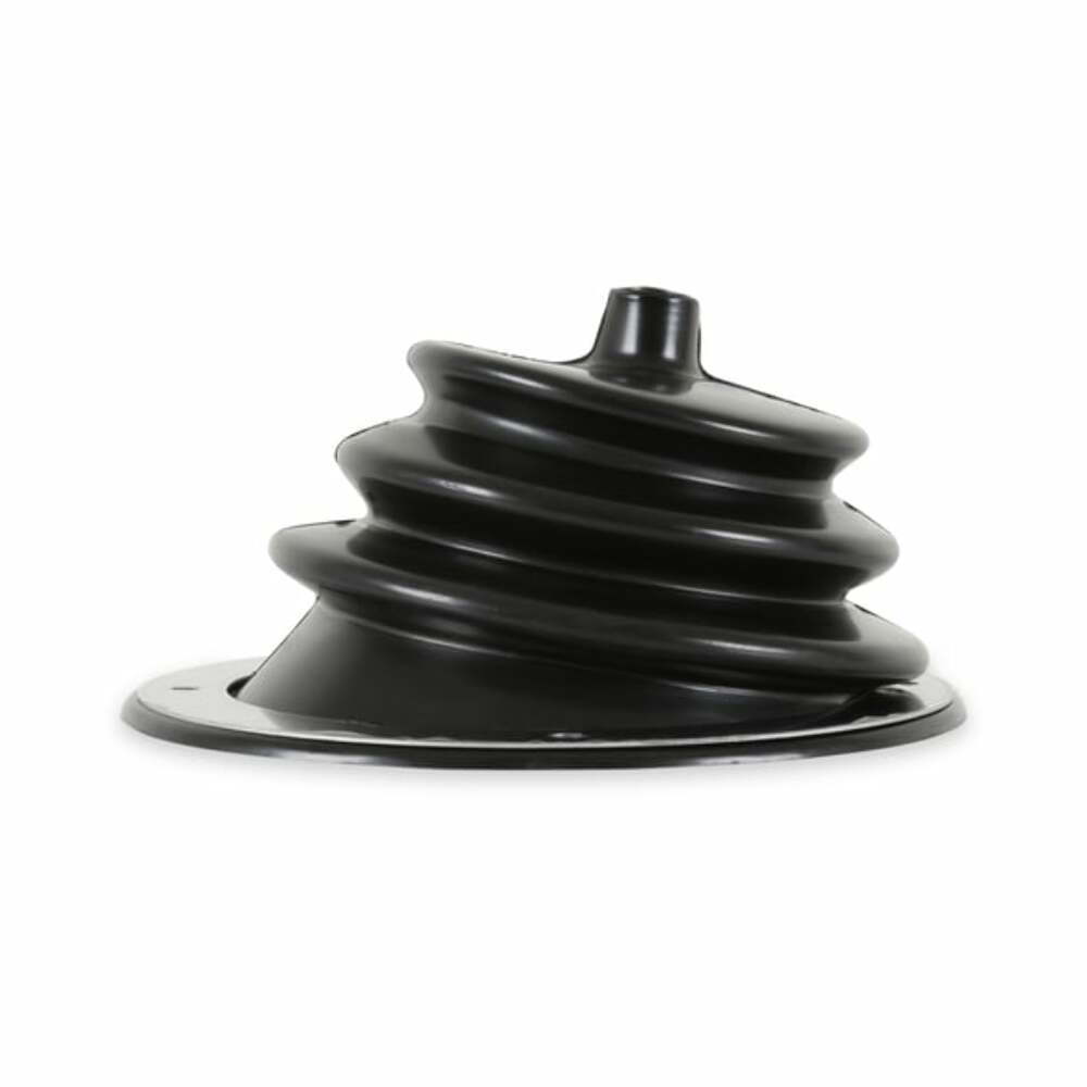 Mr. Gasket shifter boot chrome black 1651